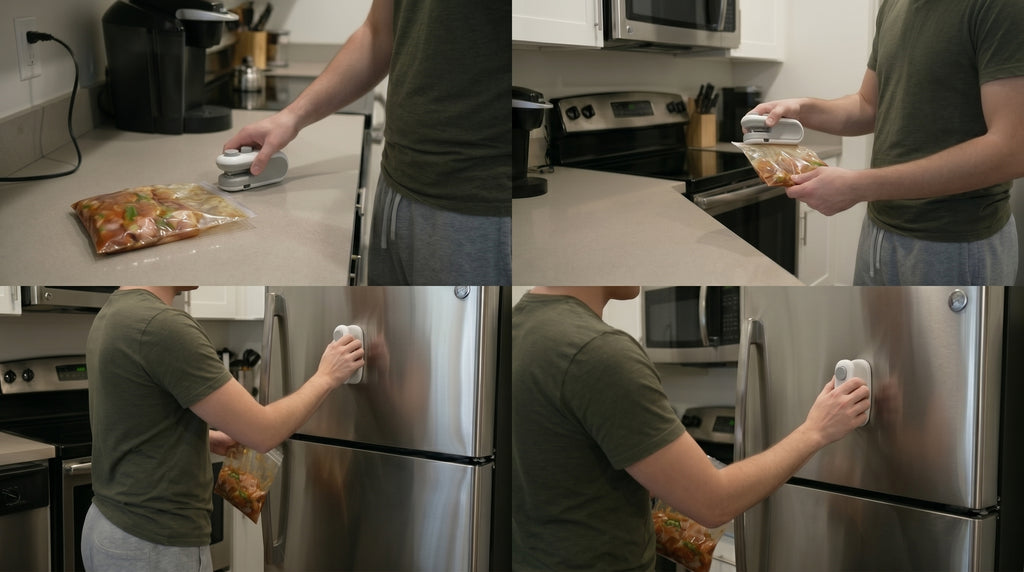 Mini Sellador Térmico de Alimentos