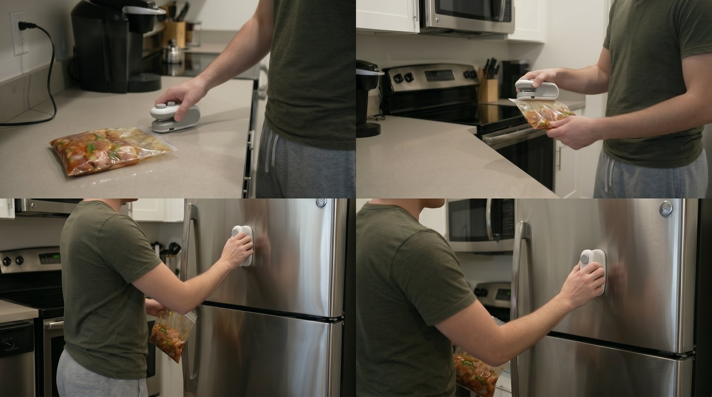 Mini Sellador Térmico de Alimentos